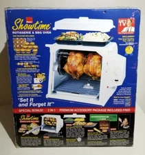 Ronco Showtime 4000 Rotisserie With Premium Accessory Package ☆ New / Open Box