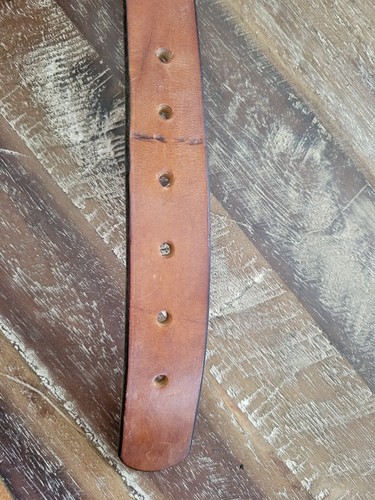 Vintage Damen handbesetzter Blumen Leder Gürtel & Schnalle Buck Boho Western Größe 35-40" - Bild 5 von 10