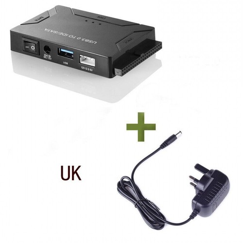 USB 3.0 to IDE/SATA Converter Adapter Kit For 2.5"/3.5" SATA/IDE/SSD Hard Drive - Imagen 13 de 14