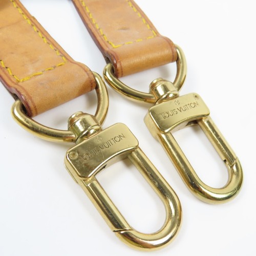 Bolso de hombro con logotipo LOUIS VUITTON correa cuero vachetta marrón accesorio GD 78504 - Imagen 4 de 14
