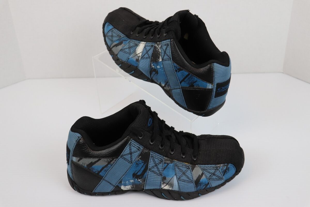 Oakley Tactical Field Gear SILK Shoes Black Blue Graffiti Oakley Tactical Field Gear SILK Shoes Black Blue Graffiti