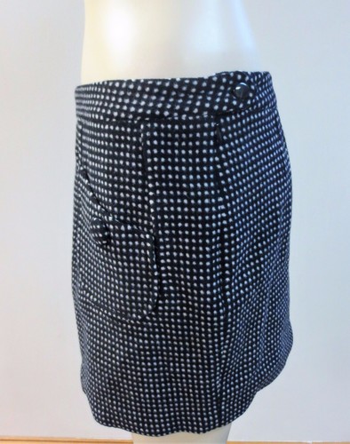 ADAM PLUS EVE Adam Lippes On Trend Black White Polka Dot Skirt Sz 4 EUC - Picture 4 of 7