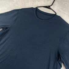 Lululemon Shirt Mens XL Blue Long Sleeve Somatic Training Wicking Base Layer
