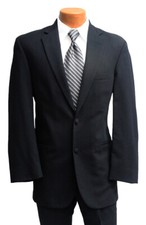 Boys Black Lord West Suit with Pants Semi-Formal Wedding Church Job Interview