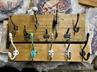 VINTAGE STYLE CLASSIC CAST IRON COAT HOOKS SHABBY DISTRESSED, LONDON SW1 HOOKS