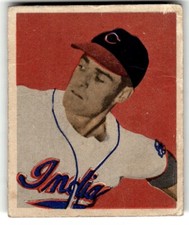 1949 Bowman Gene Bearden 57 Cleveland Indians