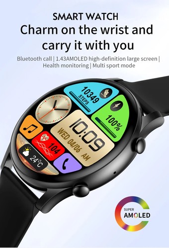Smart Watch Woman Bluetooth Call Sport Fitness Voice Control Bracelet Full Touch - 第 9/21 張圖片