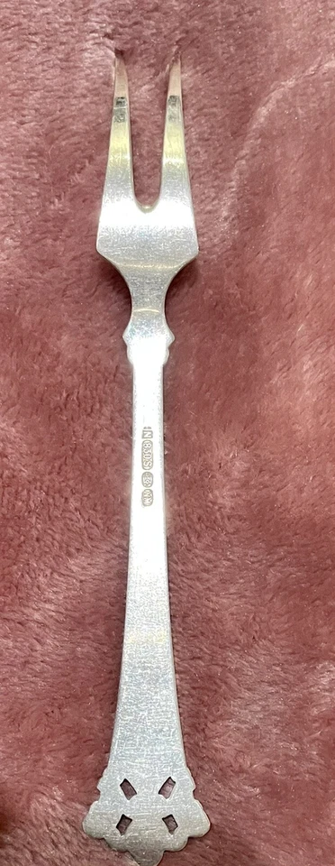 Horquilla de servir fina MAGNUS AASE Noruega 830S patrón ANITRA Foto 2 de 2