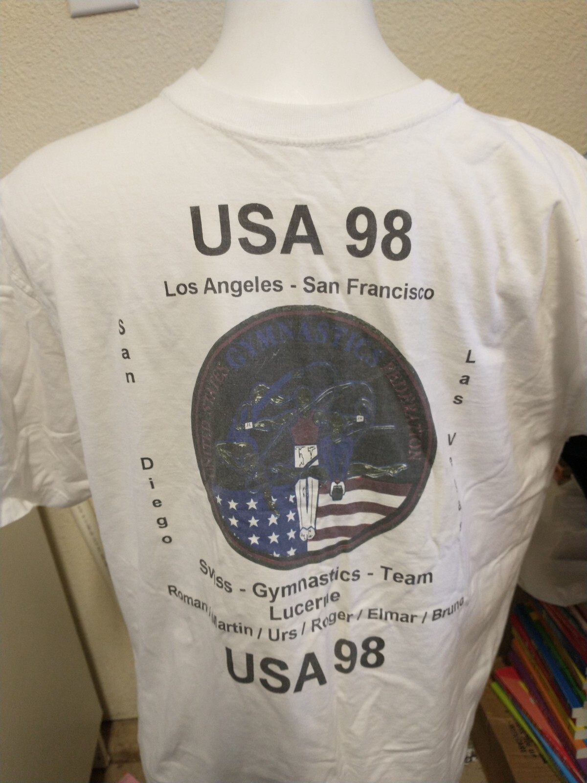 1998 SWISS GYMNASTICS TEAM UNITED STATES GYMNASTICS F… Gem