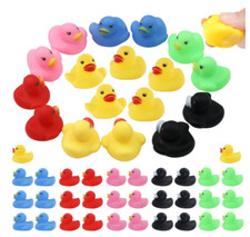 50 PCS Jeep Rubber Ducks in Bulk Assorted Duckies for Ducking Cruise Ducks Small