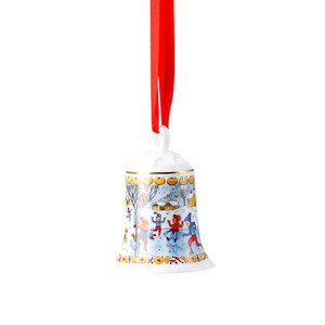Hutschenreuther 2018 7cm Porzellan-Weihnachtsglocke (02250-722822-27920)