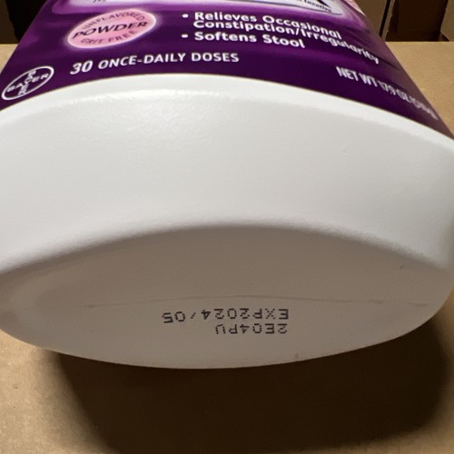 MiraLAX Laxative 30 Doses Powder - 17.9oz Exp:05/2024 - Picture 4 of 4