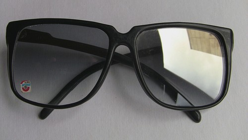 Vintage SUNGLASSES REAL GLASS 1970 1980 - Picture 2 of 17