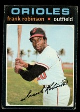 1971 Topps Set-Break #640 Frank Robinson VGEX Crease Free