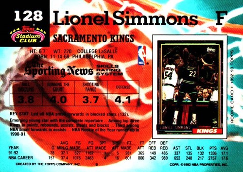 Mint 1992-1993 Topps Stadium Club NBA Basketball Sport Trading Cards Series 1-2 - Picture 277 of 533