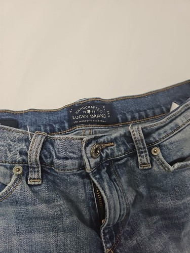 Lucky Brand Sz 6x28 Sweet ‘N Straight Medium Wash Stretch Ankle Crop Jeans Pants - Picture 4 of 9