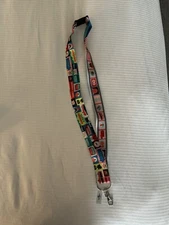 Universal Studios Hollywood 60th Anniversary Lanyard New Tram Car Woody Wood