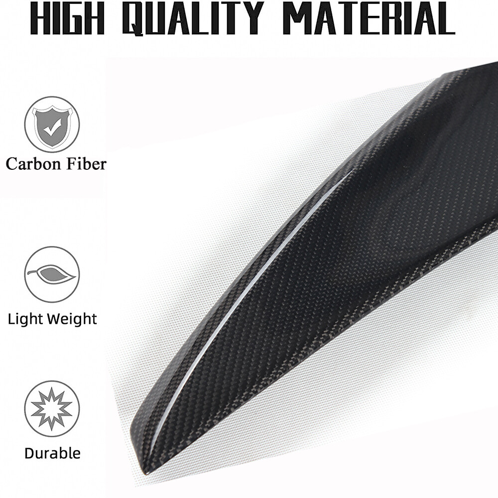 For Maserati Gran Turismo Coupe 2012-2014 REAL CARBON Rear Trunk Spoiler Wing