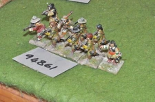 25mm ECW / parliament - forlorn hope 9 figs - inf (94861)