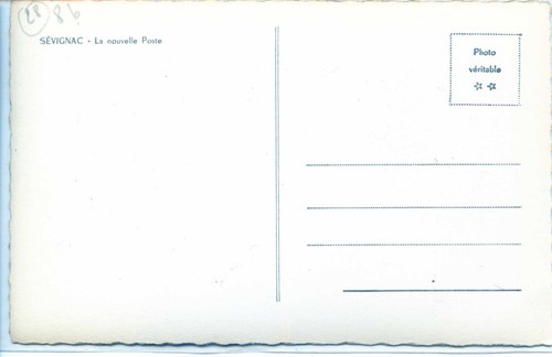 CP 22 Côtes d'Armor - Sévignac - La nouvelle Poste - b - Imagen 2 de 2