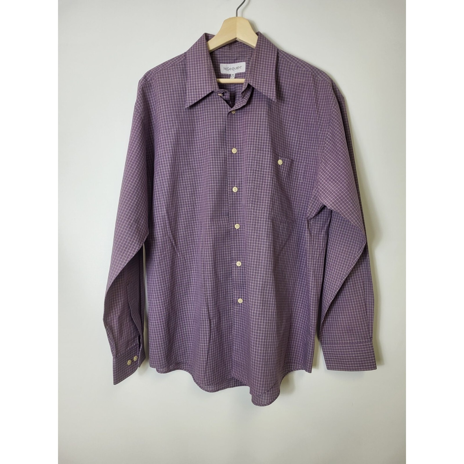 Camicia elegante uomo Yes Saint Laurent taglia Large