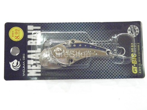 wLure Spin Sonic Spin Tail Metal Fishing Lures For Bass Fishing Red Blue SP8 - Picture 11 of 32