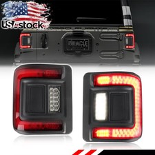2X Flush Mount Red LED Tail Light Assembly fo...