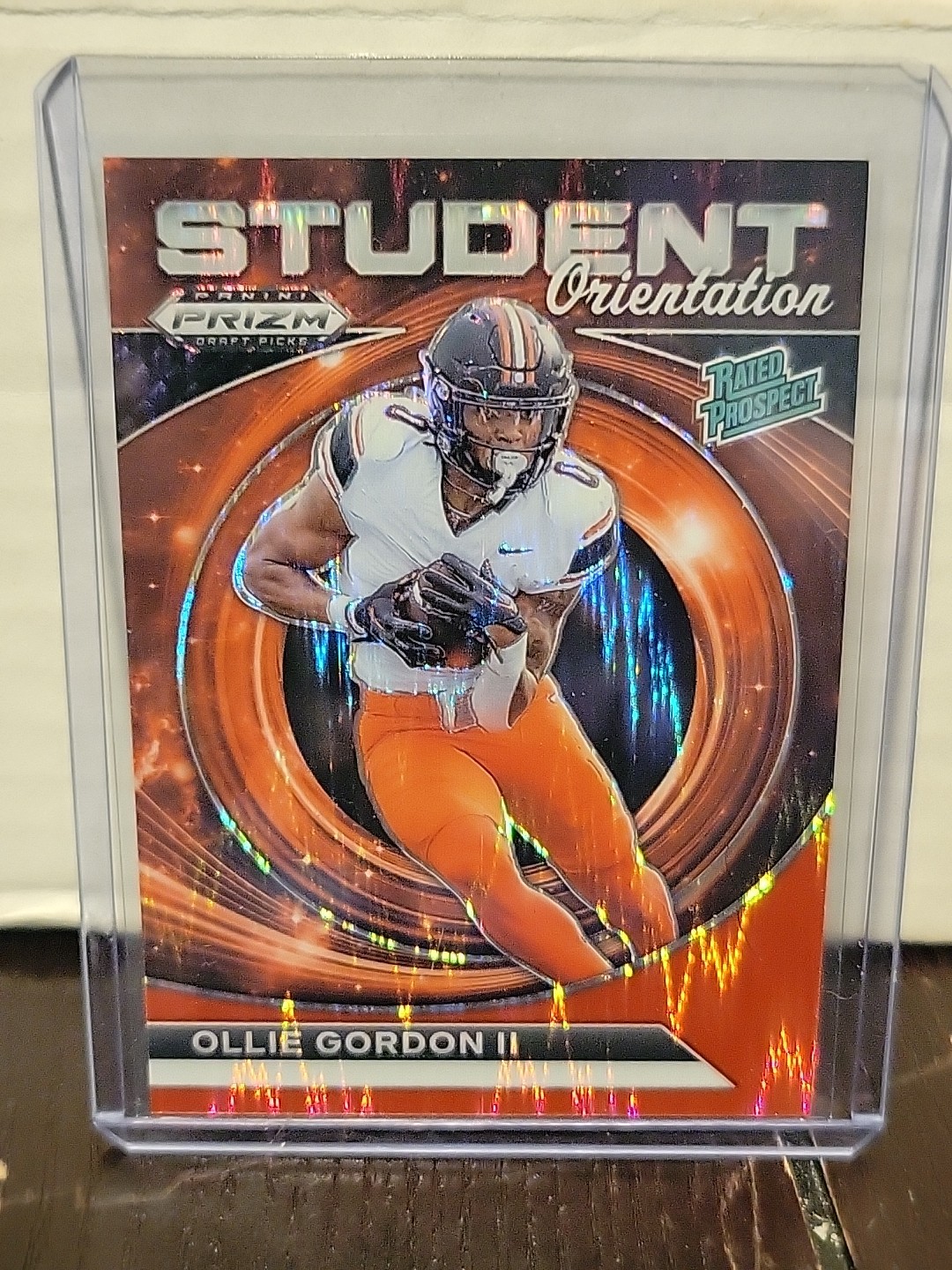 2024 Panini Prizm Draft Picks Red Flash /49 #SO-OGN Ollie Gordon II Dolphins RC