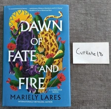 Dawn of Fate and Fire Hardcover NEW Mariely Lares 8/25 Godslayer Book 2 Fantasy