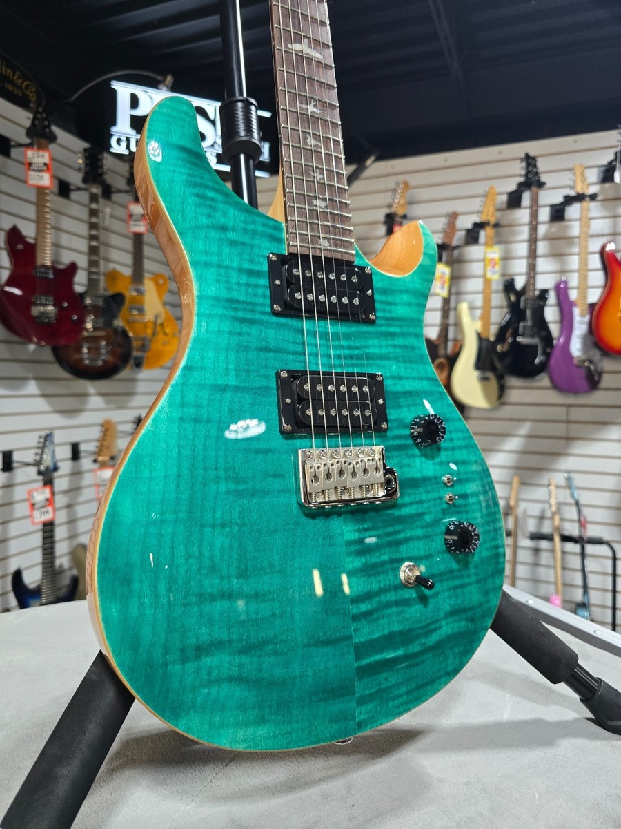PRS SE custom 24-08 turquoise 純正ケース付き PRS SE Custom 24-08 Electric Guitar - Turquoise w/Gig Bag & PLEK*D
