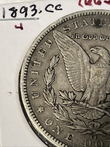 1893 cc morgan dollar - Picture 8 of 10