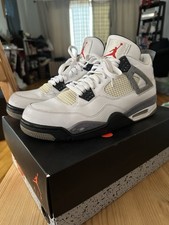 Nike Air Jordan 4 Retro White Cement 2012 Size 12