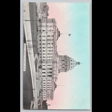 Antique Postcard State Capitol St. Paul Minnesota Architecture Famous Places