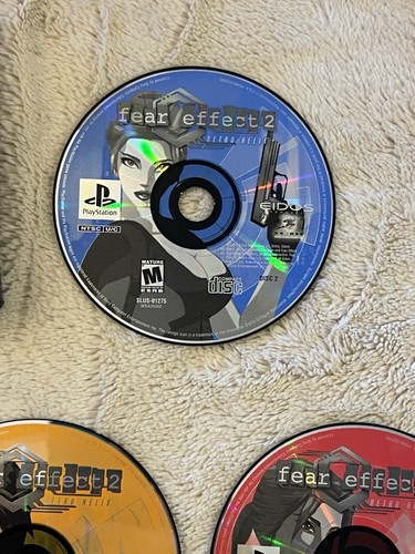 Fear Effect 2: Retro Helix (Sony PlayStation 1, PS1 2001) No Manual Tested Works - Picture 4 of 11