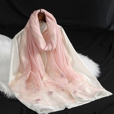 Fashion Women Sun Protection Wrap Scarf Travel and Beach Long Headscarf 190 70CM