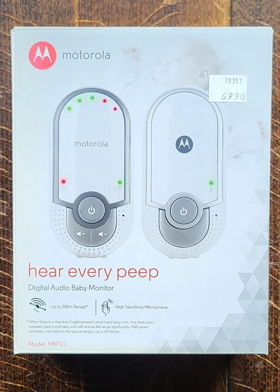 Motorola MBP11 Baby Monitor Baby Monitors up to 300 Meter Range *NEW*