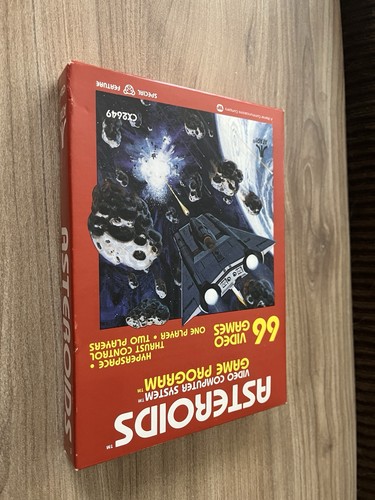 Atari 2600 Boxed Video Game Cartridge - Asteroids - New Sealed Original Vintage - Picture 3 of 7