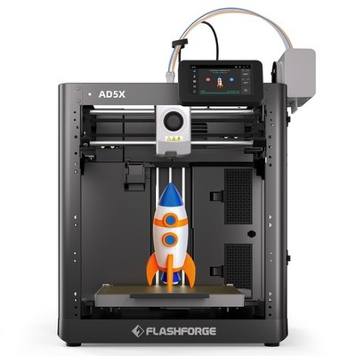 Flashforge AD5X Multicolor 3D Printer, 600mm/s High-Speed 3D Printer with 300...