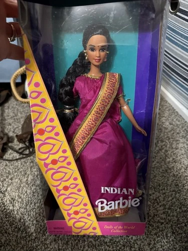 Indian Barbie #14451 SEALED VINTAGE 1995 Sari w/ Shawl Dolls Of The World