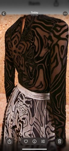 Ulla Johnson Quinn Blouse- Noir Size 2 - Picture 2 of 9