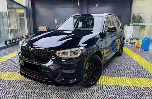 Kits de carrocería de alerón de techo labial delantero trasero para BMW X3 G01 M-sport 18+ ABS negro brillante - Imagen 13 de 30