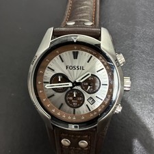 Fossil Coachman Men's Watch CH2565 Stainless Steel with Leather Strap