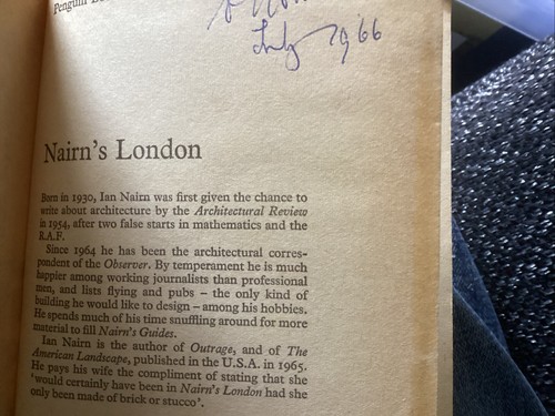 Nairns London by Ian Nairn 1966 Penguin Edition - Picture 5 of 23
