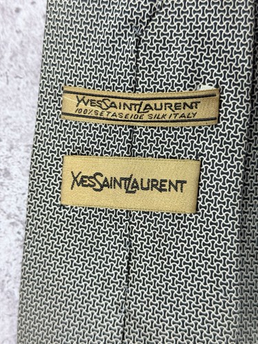 Vintage tie Yves Saint Laurent 100% Silk - Picture 8 of 10