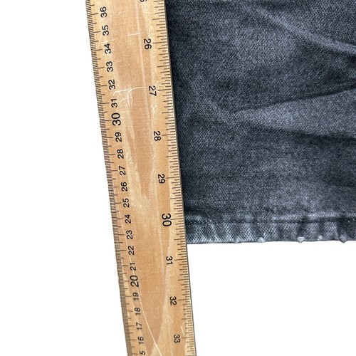 Wrangler 936WBK Jeans Herren 33x34 (passt 32x30,5) Cowboy Schnitt Schwarz Slim Fit Denim - Bild 7 von 16