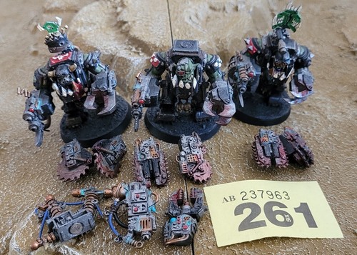 WH40K - Orks - 3x MegaNobz, Big Mek with KFF and all weapon options. Push Fit. - Picture 3 of 4