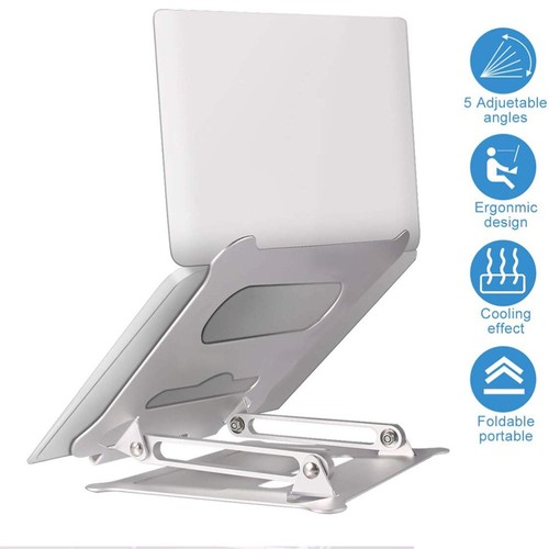Laptop Stand Notebook Computer Adjustable Height Tall for Stands Desk - Afbeelding 11 van 11