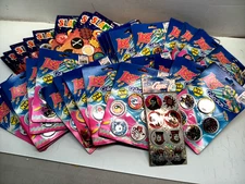 POGS SLAMMIN CAPS LASER CAPS 1990's MANY TYPES LOT OF 40 PACKAGES  NOS NEW