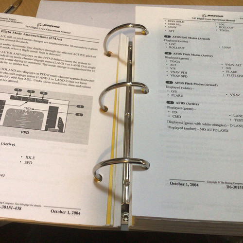 Gebrauchte Boeing 747-41R/-4Q8/-443 Flight Crew Operations Manual 2 Vols 2007 FCOM - Bild 17 von 24