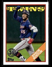2023 Topps #T88-99 Byron Buxton 1988 Topps Baseball 35th Anniversary card